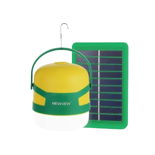 Newvew Solar Panel Light System 5V Pow 50W  Yellow